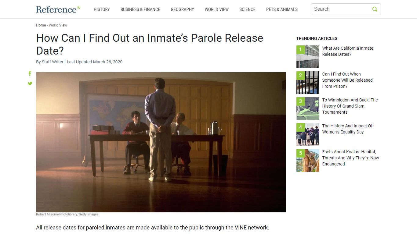 How Can I Find Out an Inmate’s Parole Release Date? - Reference.com